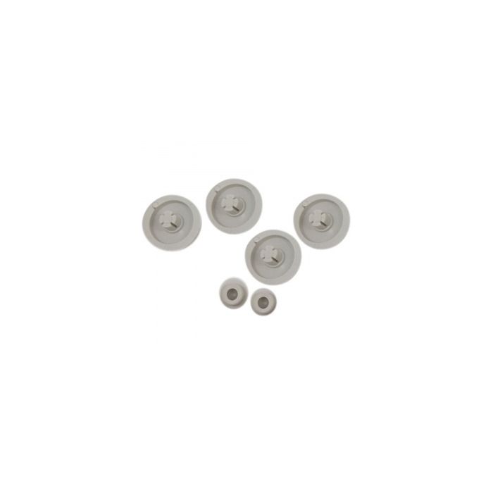 Keramag Cassini - Cavelle - Cleo - Cotta - Felino - Joly - Virto - Visit - Vitelle - Vivano 598094 Toilet Seat buffers,  Spare parts for WC seats Geberit Virto, Eternity, Vivano. Geberit seat/lid buffer 598094000 for WC seats, 2000 set, white, Ideal Stand