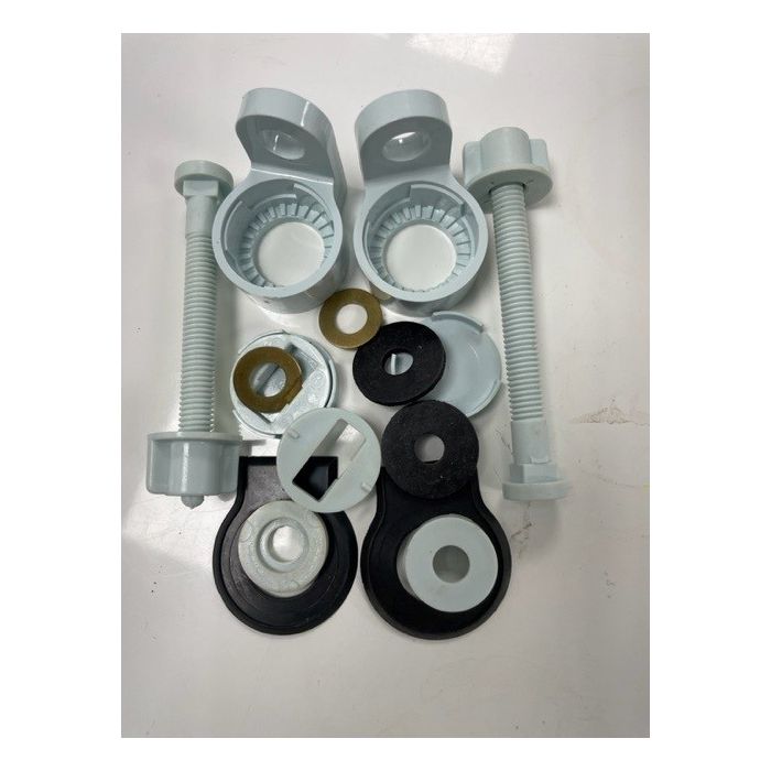 Twyford Nocturn Plastic toilet seat hinge (colour burgandy) MTS349