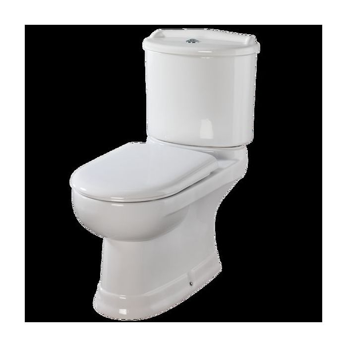 Twyford Grace toilet seat with cover soft close top fix Stainless Steel J01492