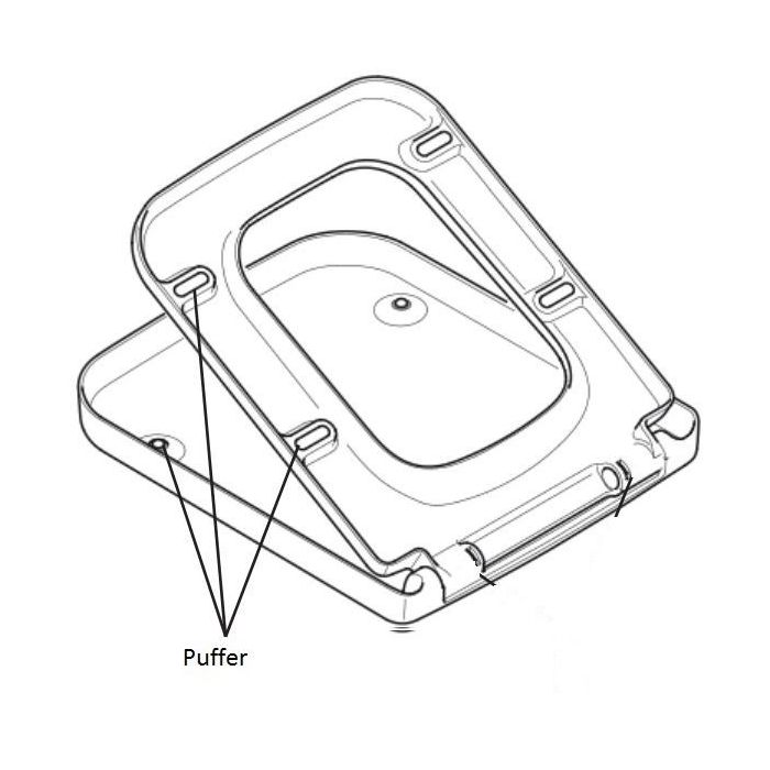 Villeroy & Boch buffer set for seat and lid 92242201