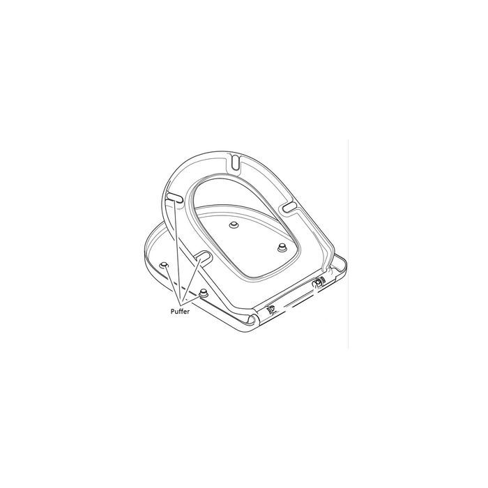 Villeroy & Boch buffer set for Toilet Sseat and lid / Cover  92236800