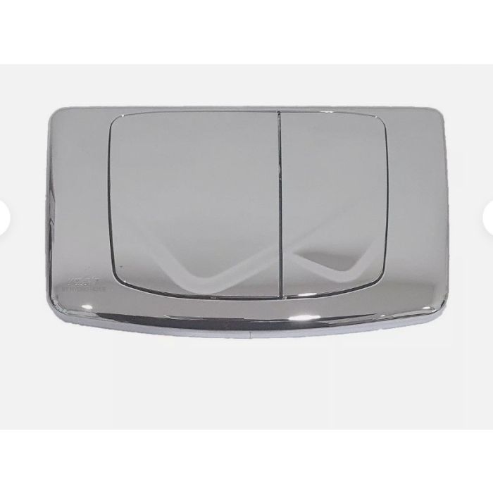 VALSIR VS0828535 polished chrome mechanical dual flush plate