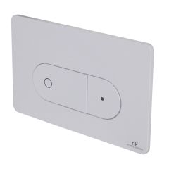 Porcelanosa Smart Line Oval Double Flush Button white 100104501