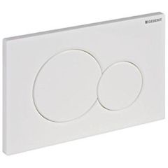 Geberit Sigma01 Alpine White Dual Flush Plate