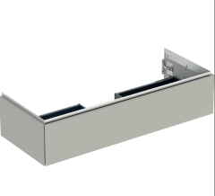 Geberit ONE cabinet for washbasin, with one drawer: Washbasin width=120cm, H=26.6cm, T=47cm, greige / matt coated  505.075.00.7