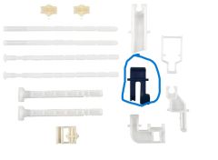 SCHWAB ASSEMBLY KIT FOR FLUSHING PLATES - OLD MODELS GALA, VIVA, RIVA, RIVA DUO, TARGA, ONDA, LINE, RIVA MINI, RIVA DUO MINI, POINT, POINT DUO 228582-9