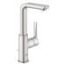 Grohe Lineare L-Size basin mixer 23296DC1 supersteel, with pop-up waste
