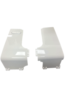 Geberit 243.251.11.1 Design cover set, side for water outlet, external for Geberit AquaClean Mera, white