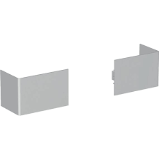 Geberit 243.444.JF.1 Cover, bottom, for Geberit Monolith sanitary module for floor-standing WC: mid-grey pearl mica