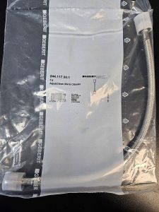 Geberit 244.117.00.1 Reinforced Braided Hose 3/8" for Geberit 244117001 AquaClean Mera Classic stand WC