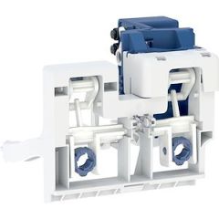 Geberit electronic WC flush control, mains operation, for Omega concealed cistern 12 cm, with Type 10 RF-controlled button round 245.547.00.6