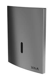Vitra Recessed Touchless Urinal Flushing Set  (Battery Operated  Matt Chrome) 311-2921