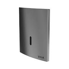 Vitra Recessed Touchless Urinal Flushing Set  (Electric  Matt Chrome) 3112911
