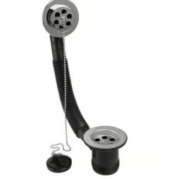 Thomas Dudley Combi Plastc Body+Poly Plug Bath Waste 368179