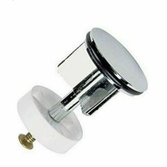 38MM Bathroom Chrome Plated Sink Waste Pop-Up Plug Kitchen Push Button Basin