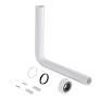 Replacement Grohe Adagio cistern flush pipe. 50mm OD at the cistern end down to 44mm OD at the pan 42462000