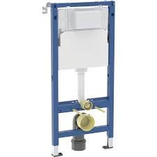 Geberit Alpha Concealed Cistern Wall-Front Plasterboard Applied Set  12cm 458.233.00.1