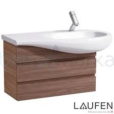 Laufen Alessi One Sink Cabinet  90 cm  Noce 4.2445.0.097.630.1