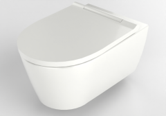 ONE wall-hung WC, washdown, shrouded, TurboFlush, with WC seat  500.201.01.1