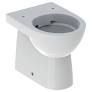 Geberit Selnova Compact floor-standing WC, washdown, back-to-wall, semi-shrouded, small projection, Rimfree: T=48cm  500.394.01.7
