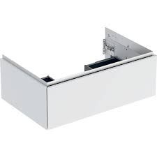 Geberit ONE cabinet for washbasin, with one drawer: Washbasin width=75cm, H=26.6cm, T=47cm, white / matt coated  505.072.00.2