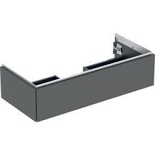Geberit ONE cabinet for washbasin, with one drawer: Washbasin width=105cm, H=26.6cm, T=47cm, lava / matt coated  505.074.00.3