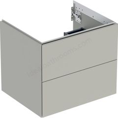 Geberit ONE cabinet for washbasin, with two drawers: Washbasin width=60cm, H=50.4cm, T=47cm, greige / matt coated  505.261.00.7