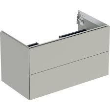 Geberit ONE cabinet for washbasin, with two drawers: Washbasin width=90cm, H=50.4cm, T=47cm, greige / matt coated  505.263.00.7
