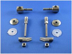 Keramag Renova Nr. 1 Comprimo 598126000 set of 2 hinges for toilet seat chrome, These hinges fit the toilet seat Keramag Renova Nr. 1 Comprimo 571044 (from 06/2002).