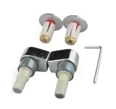 Sphinx 330-355-390 S8H70607A20 set of 2 chrome hinges Soft Close Toilet seat 