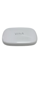 VitrA 6613414 Metropol Elips Waste Cover Cap with the VitrA Logo
