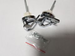 Chrome toilet seat hinge pair 69548 - 0001