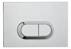 Vitra Loop O Control Panel  Polished Chrome 740-0580