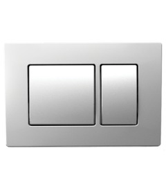 8200-0030, Fluidmaster T-Series Key Dual Flush ABS Plate Matt  Chrome Fluidmaster P43-0110-0240