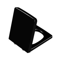 Vitra T4-Frame Soft Close Toilet Seat and Cover Black 96-070-009
