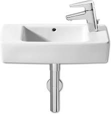 Roca  Hall wall-hung/on-countertop cloakroom basin 500 x 250mm  - 0 taphole A325883000
