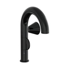 Vitra Liquid Right Hand Basin Mixer  Glossy Black A4274939