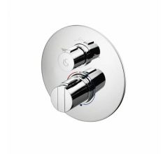 Ideal Standard  Easybox Slim BI thermostatic bath / shower mixer with diverter and round faceplate  A5879AA