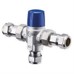 Ideal Standard  Thermostatic mixing valve 15mm (under basin), chrome  A5900AA