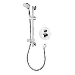 Ideal Standard  Easybox Slim BI thermostatic shower pack with round faceplate and Idealrain M3 kit  A5958AA