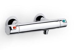 Roca  Victoria-T wall-mounted thermostatic bath-shower mixer (no kit provided with valve) A5A1E18C00