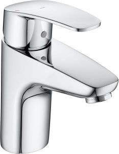 Roca  Monodin-N basin mixer with smooth body and 1/2" flexible tails A5A3298C0R