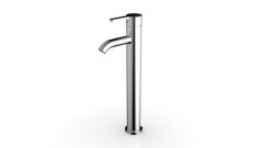 Roca  CARELIA BASIN MIXER HIGH NECK SMOOTH BODY COLD START CHROME A5A378AC0R