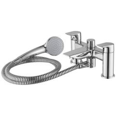 Ideal Standard  Tesi two hole dual control bath shower mixer with shower set  A6591AA