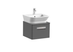 Roca  The Gap-N base unit 427 x 414mm - 1 soft-close door - gloss anthracite grey A856968153