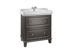 Roca  Carmen Vanity 800mm base unit with 2 soft-close drawers - anthracite satin  A857135417