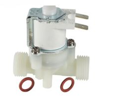 The Ideal Standard Sensorflow 21 solenoid valve complete 1/2 is a component designed for use in automated washroom systems. It operates with a sensor mechanism that allows for touchless control, enhancing hygiene and convenience. This solenoid valve is pa