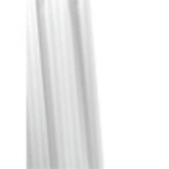 Croydex AF286122 White Woven Stripe Curtain