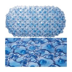 Croydex AH220724 Bubbles PVC Bath Mat Blue