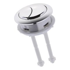 Air Gap Unitop Toilet Flush Valve Push Button Chrome 58mm